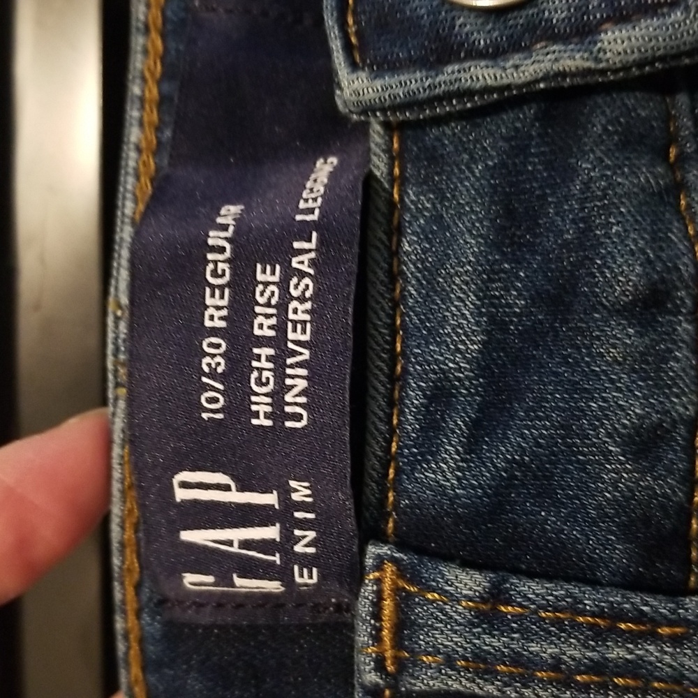 Gap (2 pair) universal legging high rise jeans NWT
